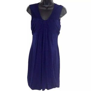 YIGAL AZROUEL 2 dress mini cocktail sheath draped rayon fitted bodycon